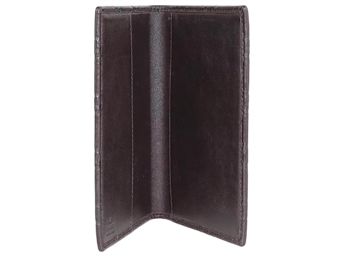 Gucci Black Guccissima Passport Holder Leather  ref.1223595