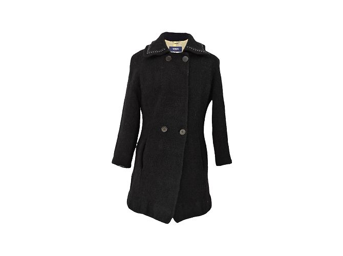 Versace Jacke aus Wolle Blau M