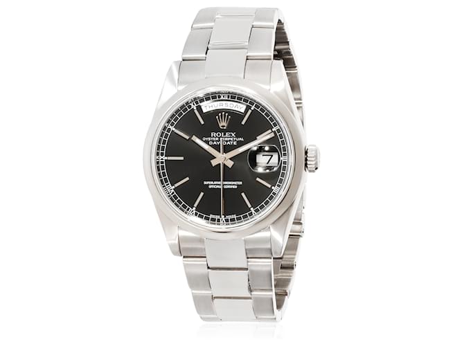 Rolex Día-fecha 118209 Reloj de hombre en 18oro blanco kt  ref.1223657