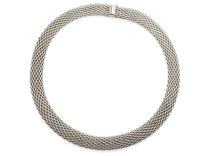 TIFFANY & CO. Somerset Necklace in Sterling Silver  ref.1223661