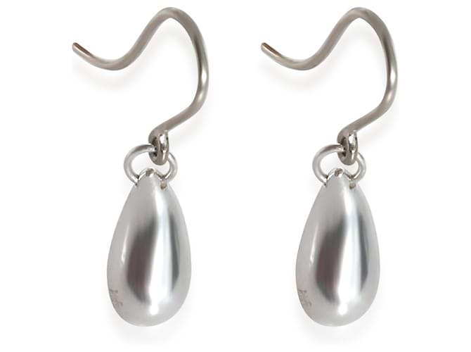 TIFFANY & CO. Elsa Peretti Teardrop Earrings in Sterling Silver  ref.1223686