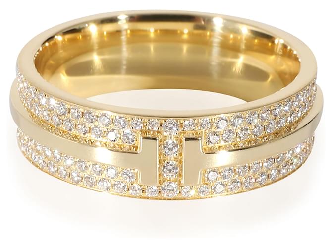 TIFFANY & CO. Anello Tiffany T 18K oro giallo  0.61 ctw  ref.1223704