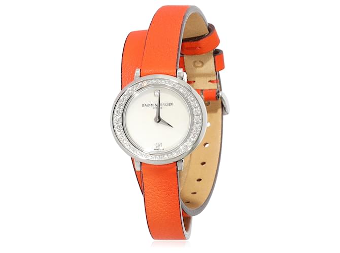 Baume & Mercier Promessa MOA10290 Relógio feminino em aço inoxidável  ref.1223705
