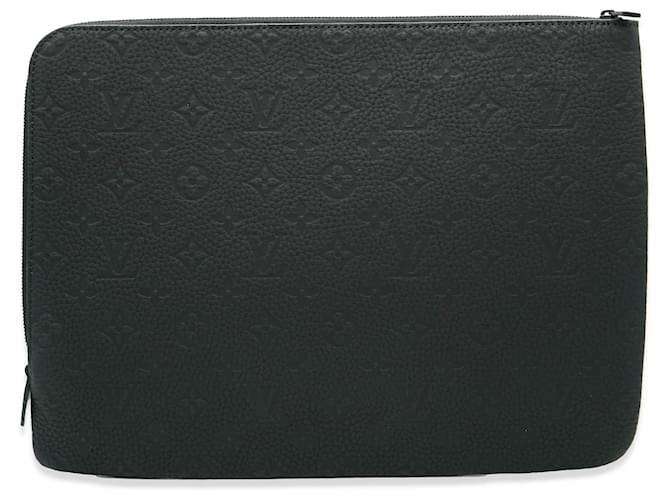 Louis Vuitton Black Taurillon Monogram Etui De Voyage MM Leather  ref.1223732