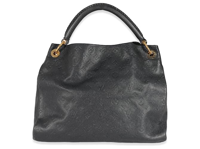 Louis Vuitton Bleu Nuit Empreinte Artsy Mm Blue Leather  ref.1223737