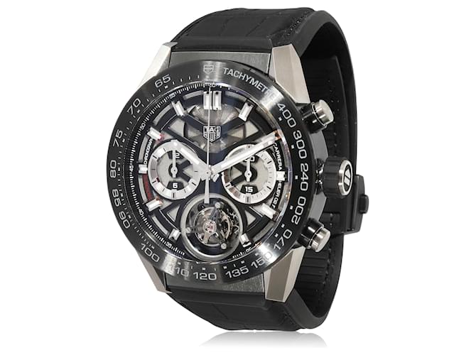 Tag Heuer Carrera Car5A8Y.FC6377 Men's Watch In  Ceramic/Titanium  ref.1223761