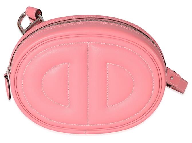 Hermès Hermes Rose D'Ete Verso Swift In-The-Loop-Gürteltasche Pink Leder  ref.1223777