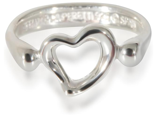 TIFFANY & CO. Elsa Peretti Open Heart Ring in Sterling Silver  ref.1223801