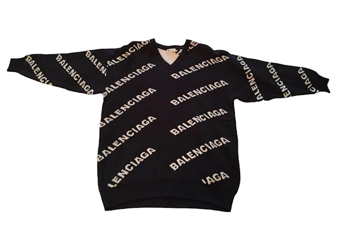 Balenciaga sweater in black wool  ref.1223842