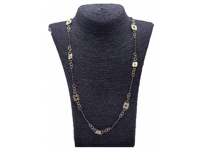 Autre Marque Collana in Oro Giallo e Spinelli. D'oro