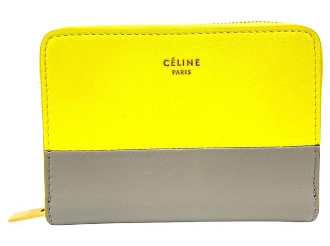 Céline Celine Yellow Leather  ref.1223891
