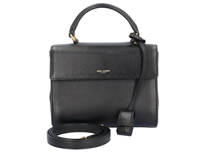 SAINT LAURENT Cuir Noir  ref.1223919