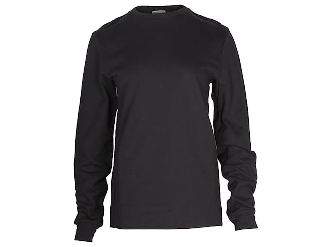 Balenciaga-Sweatshirt mit Logo auf der Rückseite aus schwarzer Baumwolle  ref.1224145