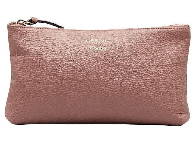 Gucci Leather Clutch Bag  368881.0 Pink  ref.1224160