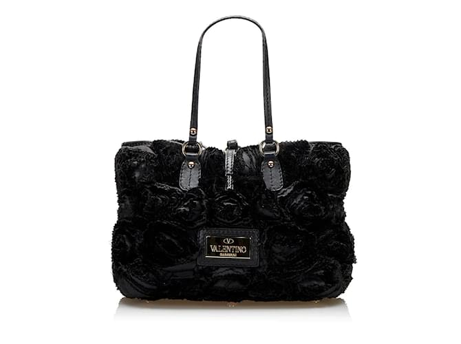 & Other Stories Silk Rosier Tote Bag Black Cloth  ref.1224161