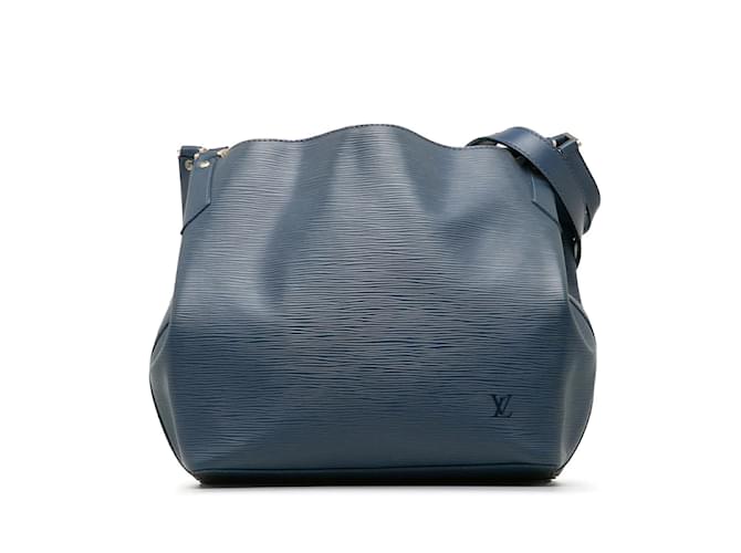 Louis Vuitton Epi Mandala MM  M5889g Blue Leather Pony-style calfskin  ref.1224180