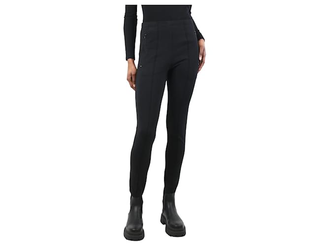 Balenciaga Black stirrup trousers - size UK 8 Viscose  ref.1224211