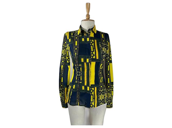Versace Jeans Couture Tops Multicor Viscose  ref.1224244