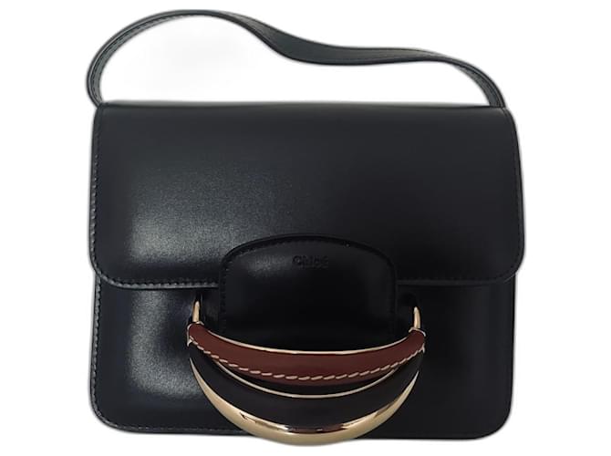 Chloé kattie Black Leather  ref.1224326