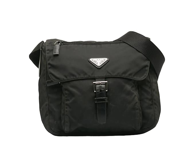 Prada Tessuto Crossbody bag Black Cloth  ref.1224367