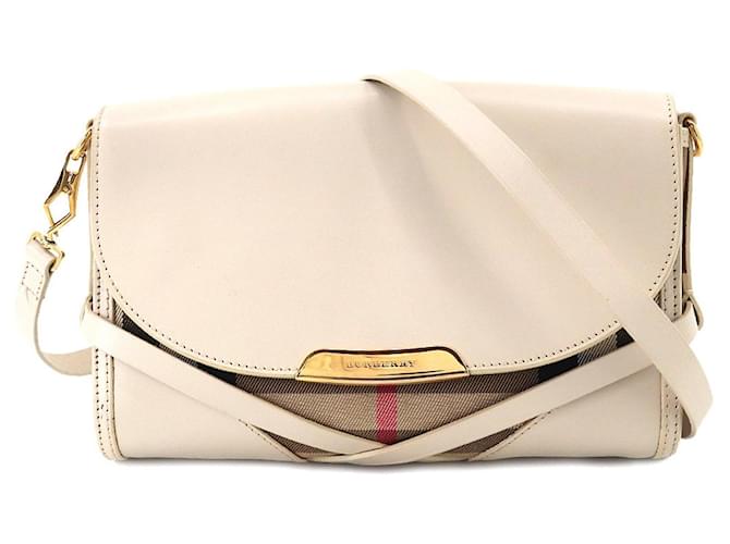 Burberry - Beige Leather  ref.1224383