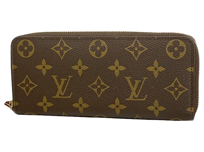 Louis Vuitton Portefeuille clemence Brown Cloth  ref.1224400