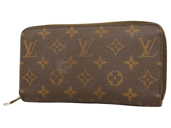 Louis Vuitton Zippy Brown Cloth  ref.1224442