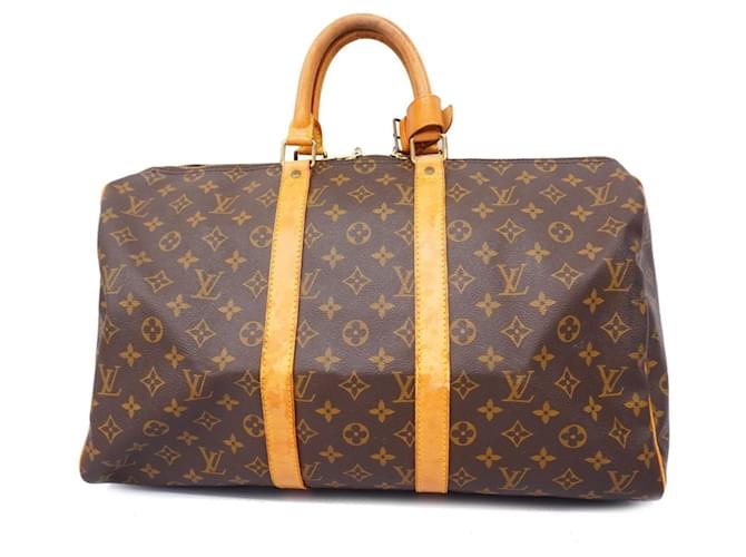 Louis Vuitton Keepall 45 Brown Cloth  ref.1224454