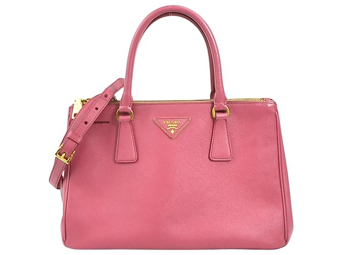 Saffiano Prada Galleria Pink Leather  ref.1224639