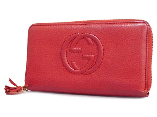 gucci Cuir Rouge  ref.1224658