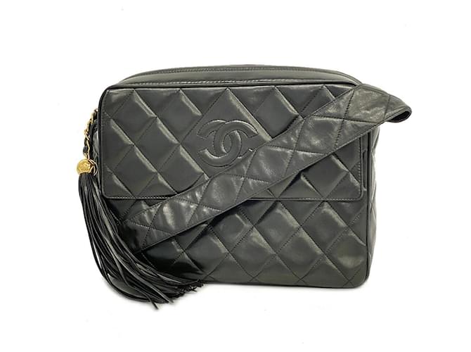 Timeless Chanel Tassel Black Leather  ref.1224723