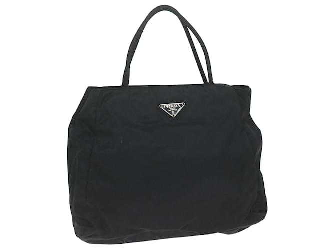 PRADA Hand Bag Nylon Black Auth bs11558  ref.1224758