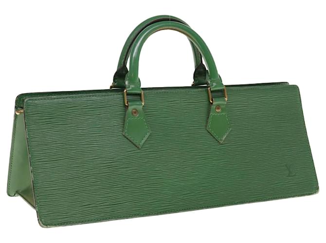 LOUIS VUITTON Epi Sac Triangle Sac à Main Vert M52094 Auth LV 64584 Cuir  ref.1224769