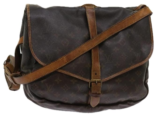 Louis Vuitton Monogram Saumur 35 Shoulder Bag M42254 LV Auth bs11196 Cloth  ref.1224773