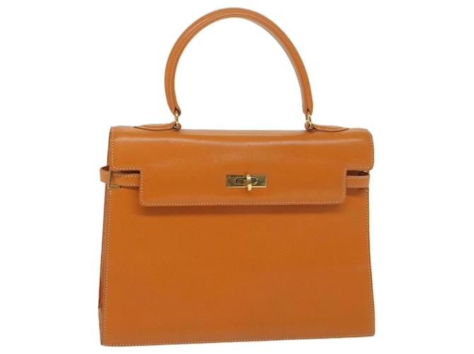 Autre Marque MORABITO Scalar 28 Hand Bag Leather Orange Auth am5465  ref.1224798