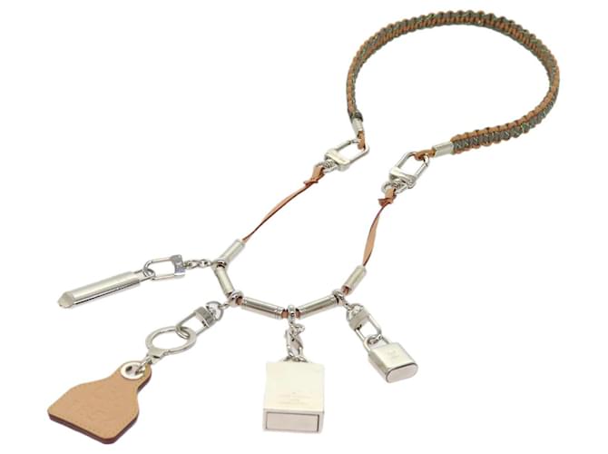 LOUIS VUITTON Collier Survival Halskette Silber LV Auth 62798EIN Metall  ref.1224810