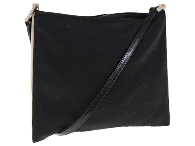 FENDI Shoulder Bag Nylon Black Auth 64760  ref.1224842