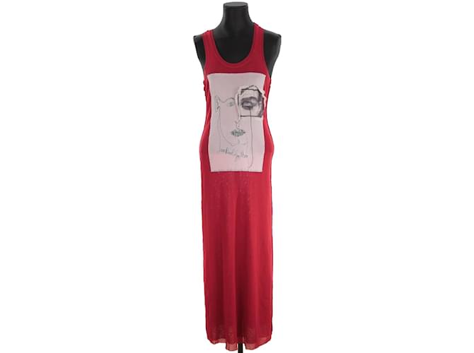 Jean Paul Gaultier Wool dress Red  ref.1224874