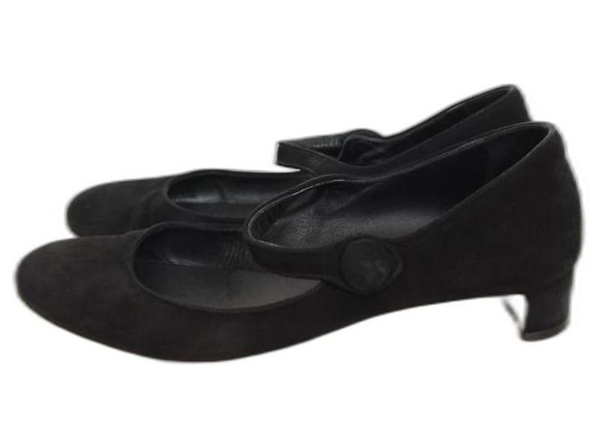 Dolce & Gabbana Black Suede Heels