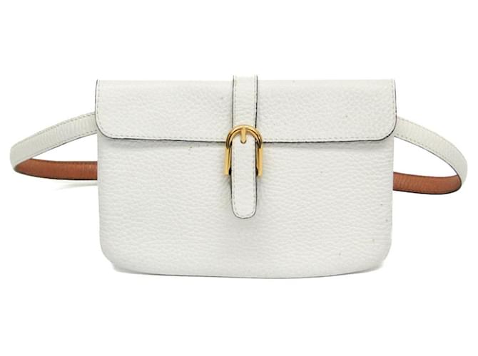 Delvaux Blanco Cuero  ref.1225022