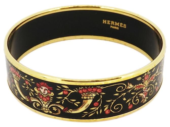 Hermès Hermes Black Gold-plated  ref.1225039