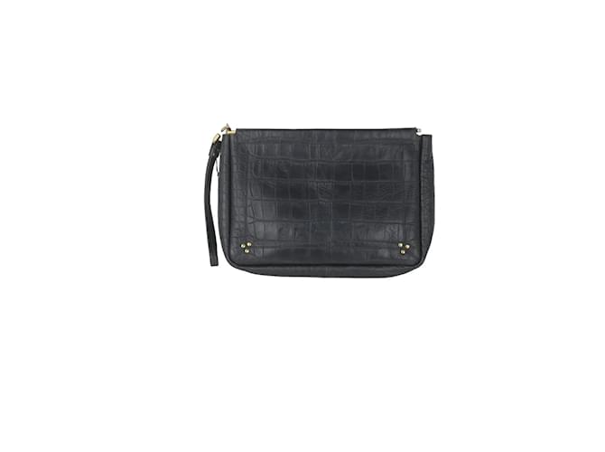 Jerome Dreyfuss Leather Handbag Black  ref.1225045