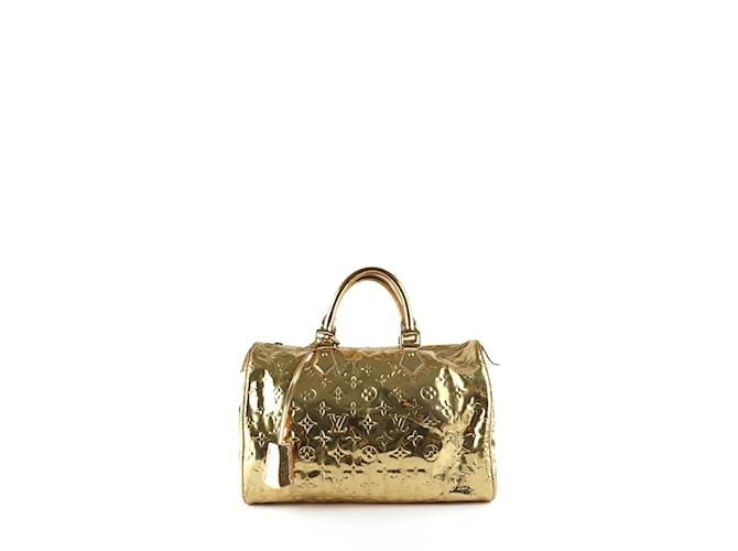 Speedy LOUIS VUITTON  Handbags T.  leather Golden  ref.1225081