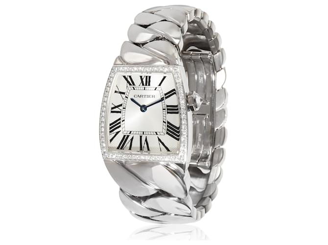Cartier La Doña de Cartier 2895 reloj unisex en 18oro blanco kt  ref.1225135