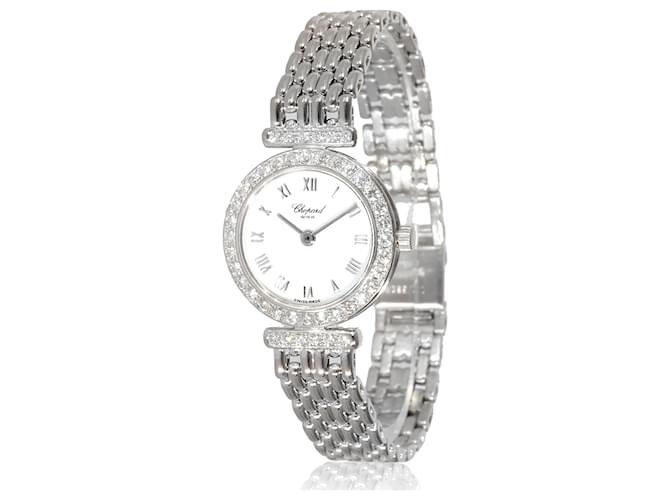 Clássico Chopard 105895-1001 relógio feminino 18ouro branco kt  ref.1225305