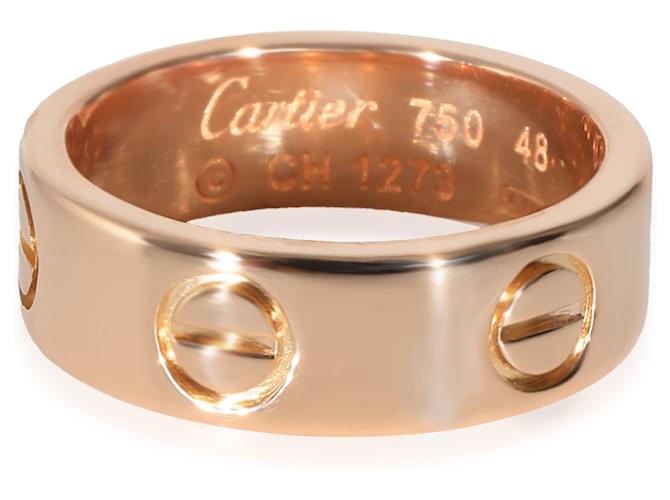 Anello Cartier Love Fashion in 18k Rose Gold Oro rosa  ref.1225367