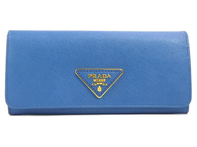 Prada Blue Leather  ref.1225400