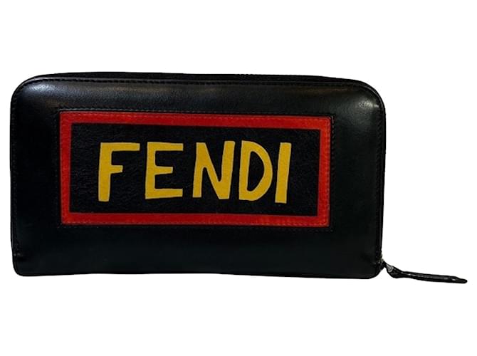 Fendi Black Leather  ref.1225440