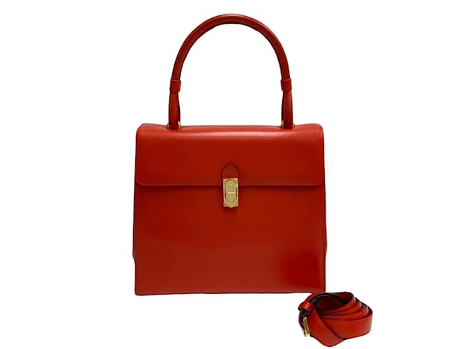 Loewe Leather Handbag Red  ref.1225543