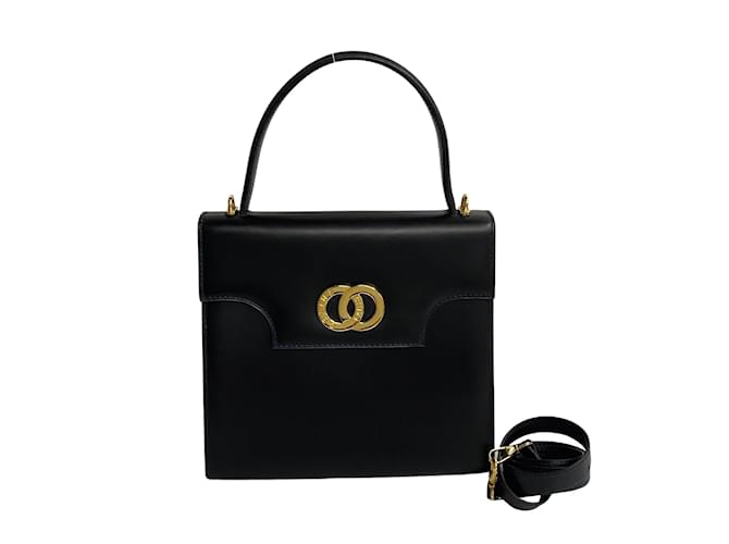 Céline Leather Handbag Black  ref.1225546